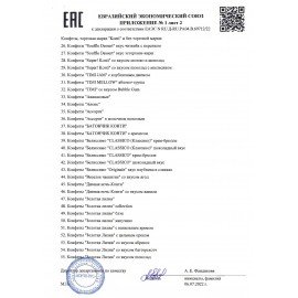 Конфеты KONTI "Моне" вкус молочный трюфель, 1000 г, 16514