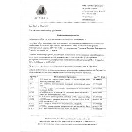 Пленка защитная для полнолицевых масок Jeta Safety, комплект 10 штук, самоклеящаяся, прозрачная, 5951