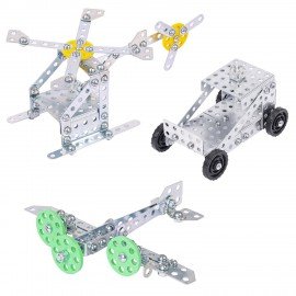 Конструктор металлический ЮНЛАНДИЯ "Для уроков труда №2", развивающий, 290 элементов, 104680