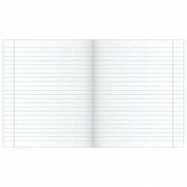 Тетрадь ЗЕЛЁНАЯ обложка 24 л., линия с полями, офсет, "Маяк", Т5024Т2-1