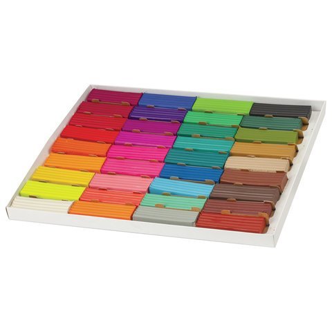 Пластилин классический ГАММА "Классический", 36 цветов, 720 г, со стеком, картонная упаковка, 281037