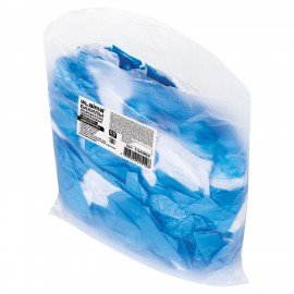 Бахилы КОМПЛЕКТ 50 штук (25 пар), ДВОЙНЫЕ (со стелькой), 40х14 см, 80 мкм, 6,5 г, ПНД, LAIMA, 104982