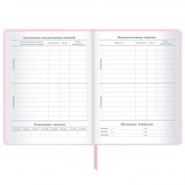 Дневник 1-11 класс 48 л., кожзам (твердая), печать, глиттер, ЮНЛАНДИЯ, "КОШЕЧКА", 105940