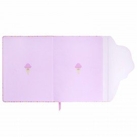 Дневник 1-11 класс 48 л., кожзам (твердая), магнитный клапан, ЮНЛАНДИЯ, "Мороженка", 106184