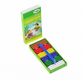 Пластилин восковой ГАММА "Пчелка", 6 цветов, 90 г, со стеком, картонная упаковка, 280029Н