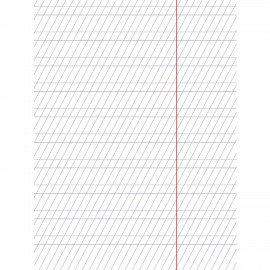 Тетрадь 12 л., HATBER Premium, частая косая линия, обложка картон, "Панда", 12Т5A5_23630