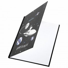 Дневник 1-4 класс 48 л., твердый, ЮНЛАНДИЯ, глянцевая ламинация, с подсказом, "SpaceX", 106351