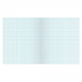 Тетрадь ЗЕЛЁНАЯ обложка 24 л., клетка с полями, офсет, "ПЗБМ", 19858