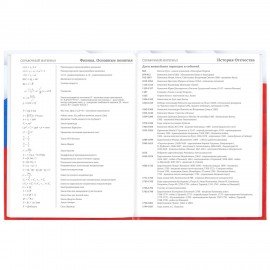 Дневник 5-11 класс 48 л., твердый, BRAUBERG, глянцевая ламинация, с подсказом, "Герб", 106625