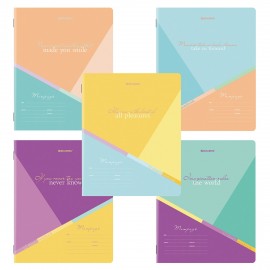 Тетради 12 л. КОМПЛЕКТ 10 шт. BRAUBERG, клетка, обложка картон, MULTICOLOR, 106665