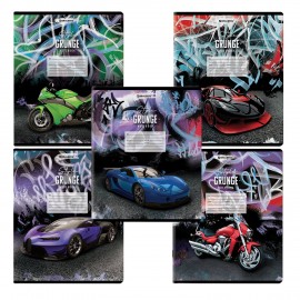 Тетради 18 л. КОМПЛЕКТ 10 шт. BRAUBERG, клетка, обложка картон, DRIVE, 106669