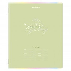 Тетради 18 л. КОМПЛЕКТ 10 шт. BRAUBERG, клетка, обложка картон, PASTEL, 106670