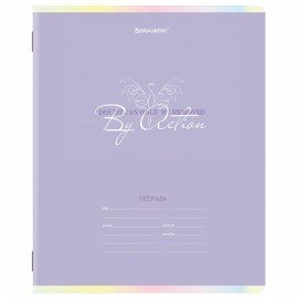 Тетради 18 л. КОМПЛЕКТ 10 шт. BRAUBERG, клетка, обложка картон, PASTEL, 106670