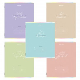 Тетради 18 л. КОМПЛЕКТ 10 шт. BRAUBERG, клетка, обложка картон, PASTEL, 106670