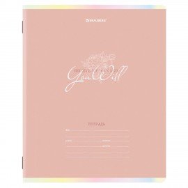 Тетради 18 л. КОМПЛЕКТ 10 шт. BRAUBERG, клетка, обложка картон, PASTEL, 106670