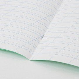 Тетради ДЭК 12 л. КОМПЛЕКТ 20 шт. с ЗЕЛЁНОЙ обложкой, ЮНЛАНДИЯ, косая линия, 106743
