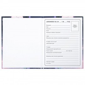 Дневник 1-4 класс 48 л., твердый, ЮНЛАНДИЯ, глянцевая ламинация, с подсказом, "Аниме", 106828