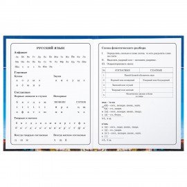 Дневник 1-4 класс 48 л., твердый, BRAUBERG, глянцевая ламинация, с подсказом, "Российский", 106832