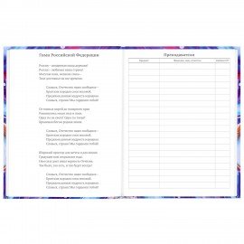 Дневник 5-11 класс 48 л., твердый, BRAUBERG, глянцевая ламинация, с подсказом, "Marble", 106879