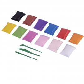 Пластилин лёгкий воздушный застывающий 12 цветов, 110 г, 3 стека, ПИФАГОР, 107039