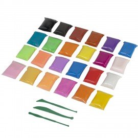 Пластилин лёгкий воздушный застывающий 24 цвета, 210 г, 3 стека, ПИФАГОР, 107040