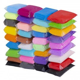 Пластилин лёгкий воздушный застывающий 36 цветов, 310 г, 3 стека, ПИФАГОР, 107041