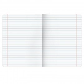 Тетради ДЭК 12 л. КОМПЛЕКТ 20 шт. BRAUBERG КЛАССИКА, линия, обложка картон, БЕЛАЯ, 107074