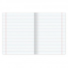 Тетради ДЭК 24 л., КОМПЛЕКТ 20 шт., BRAUBERG "КЛАССИКА", линия, обложка картон, ЧЕРНАЯ, 107098