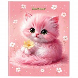 Дневник 1-11 класс 40 л., на скобе, ПИФАГОР, обложка картон, МИКС Девочки, 107137