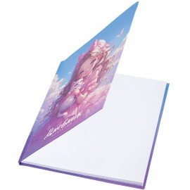 Дневник 1-4 класс 48 л., гибкая обложка, ЮНЛАНДИЯ, выборочный лак, с подсказом, "Девочка с котиком", 107140