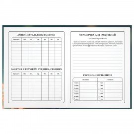 Дневник 1-4 класс 48 л., гибкая обложка, ЮНЛАНДИЯ, выборочный лак, с подсказом, "Медвежонок", 107141