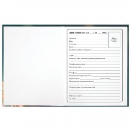 Дневник 1-4 класс 48 л., гибкая обложка, ЮНЛАНДИЯ, выборочный лак, с подсказом, "Медвежонок", 107141