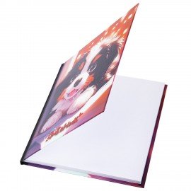 Дневник 1-4 класс 48 л., твердый, ЮНЛАНДИЯ, глянцевая ламинация, с подсказом, "Собачка", 107144