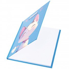 Дневник 1-4 класс 48 л., твердый, ЮНЛАНДИЯ, глянцевая ламинация, с подсказом, "Котик", 107147