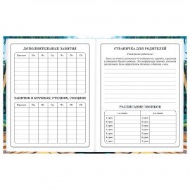 Дневник 1-4 класс 48 л., твердый, BRAUBERG, глянцевая ламинация, с подсказом, "Джип", 107152