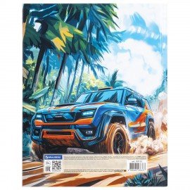 Дневник 1-4 класс 48 л., твердый, BRAUBERG, глянцевая ламинация, с подсказом, "Джип", 107152