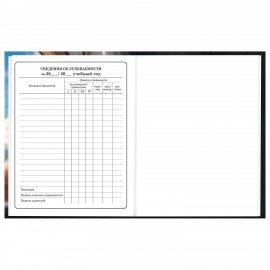 Дневник 1-4 класс 48 л., твердый, BRAUBERG, глянцевая ламинация, с подсказом, Котик, 107156