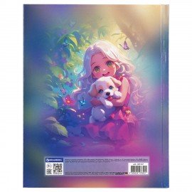 Дневник 1-4 класс 48 л., твердый, BRAUBERG, глянцевая ламинация, с подсказом, Anime Girl, 107157