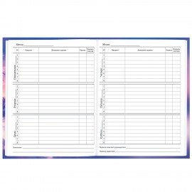 Дневник 1-11 класс 40 л., твердый, BRAUBERG, глянцевая ламинация, Winter Cat, 107169