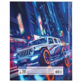 Дневник 1-11 класс 40 л., твердый, BRAUBERG, глянцевая ламинация, Джип, 107171