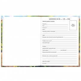 Дневник 1-11 класс 40 л., твердый, BRAUBERG, матовая ламинация, Cute Cat, 107180