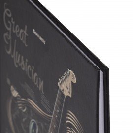 Дневник 5-11 класс 48 л., твердый, BRAUBERG, матовая ламинация, с подсказом, Гитара, 107185