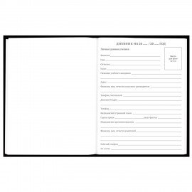 Дневник 5-11 класс 48 л., твердый, BRAUBERG, матовая ламинация, с подсказом, Гитара, 107185