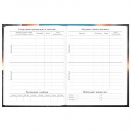 Дневник 5-11 класс 48 л., твердый, BRAUBERG, глянцевая ламинация, с подсказом, Байк, 107186