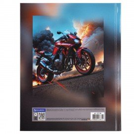 Дневник 5-11 класс 48 л., твердый, BRAUBERG, глянцевая ламинация, с подсказом, Байк, 107186