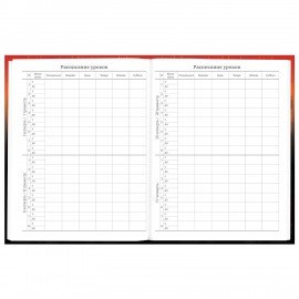 Дневник 5-11 класс 48 л., твердый, BRAUBERG, глянцевая ламинация, с подсказом, Самурай, 107191