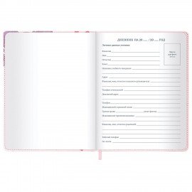 Дневник 1-11 класс 48л, кожзам (твердая), застежка, FUNSTER, Аниме Девочка, 107228