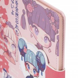 Дневник 1-11 класс 48л, кожзам (твердая), застежка, FUNSTER, Аниме Девочка, 107228