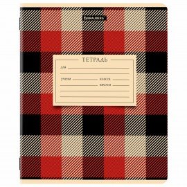 Тетрадь 12 л. BRAUBERG клетка, обложка картон, CLASSIC TEXTURE, 107265