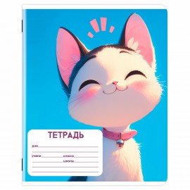 Тетрадь 12 л. ЮНЛАНДИЯ, клетка, обложка картон, МИКС-2, 107273